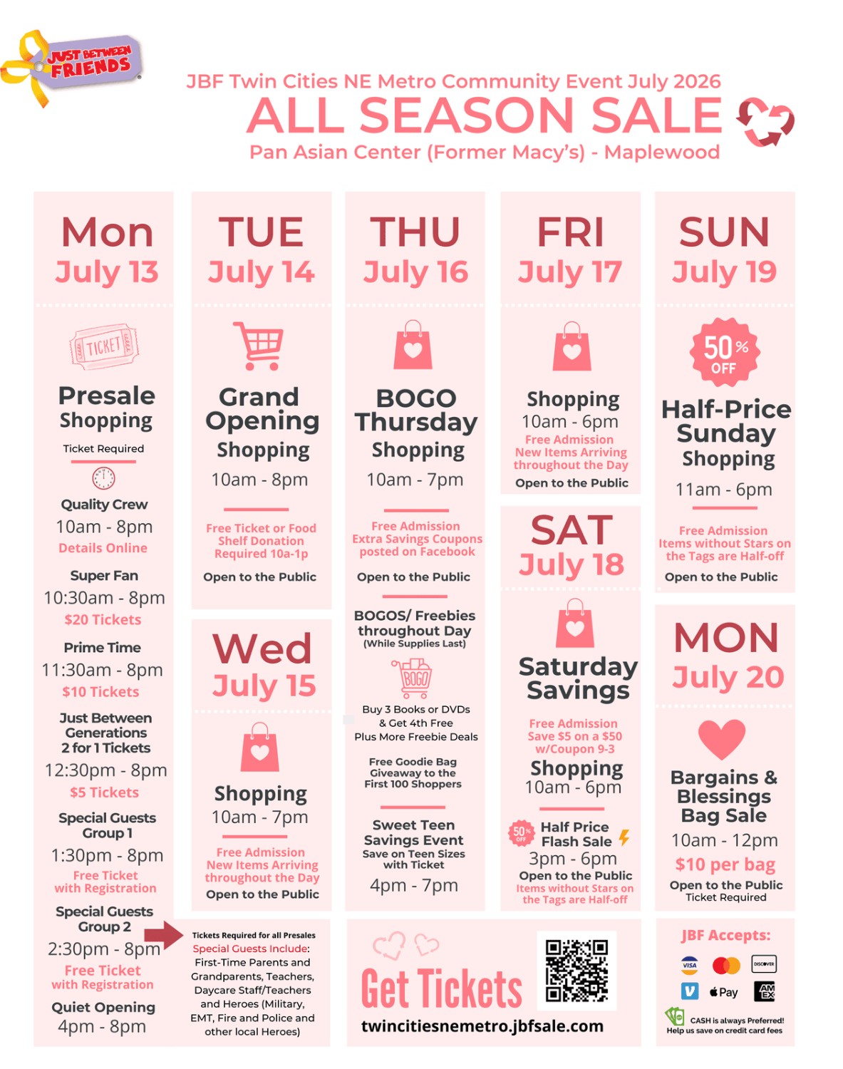 EVENT Schedule